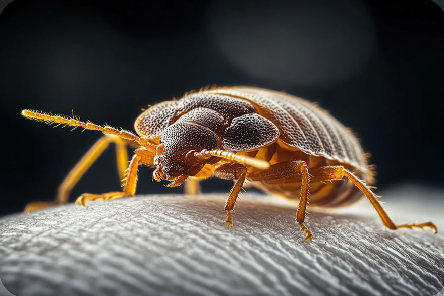 bedBug_onSheet | California Bed Bug Exterminators bed bugs crawling